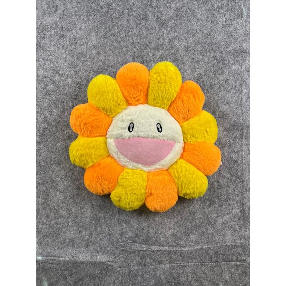 Takashi Murakami pillow‎ yellow and orange  40cm MUST HAVE! - Picture 1 of 2